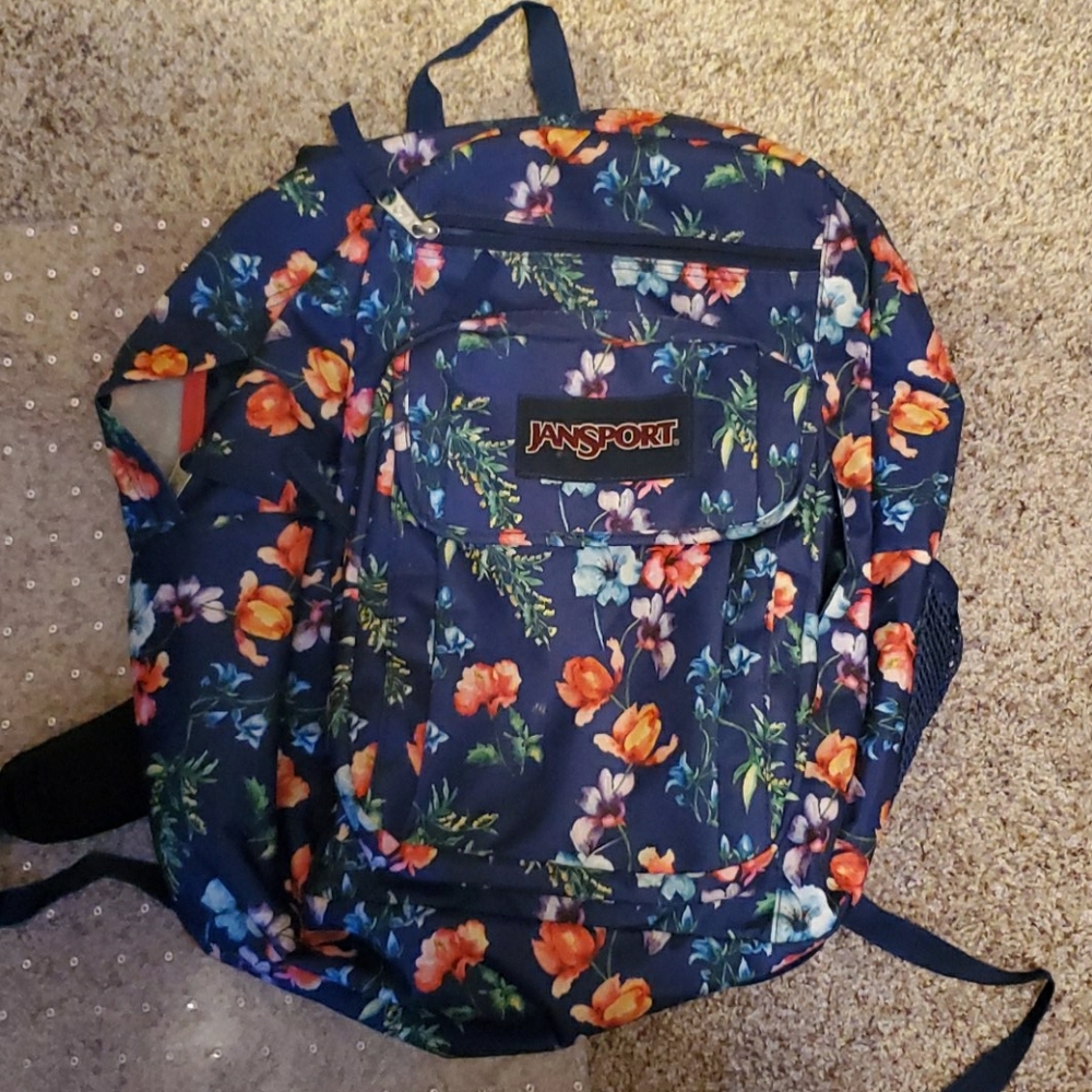 Jansport Floral Pattern Backpack